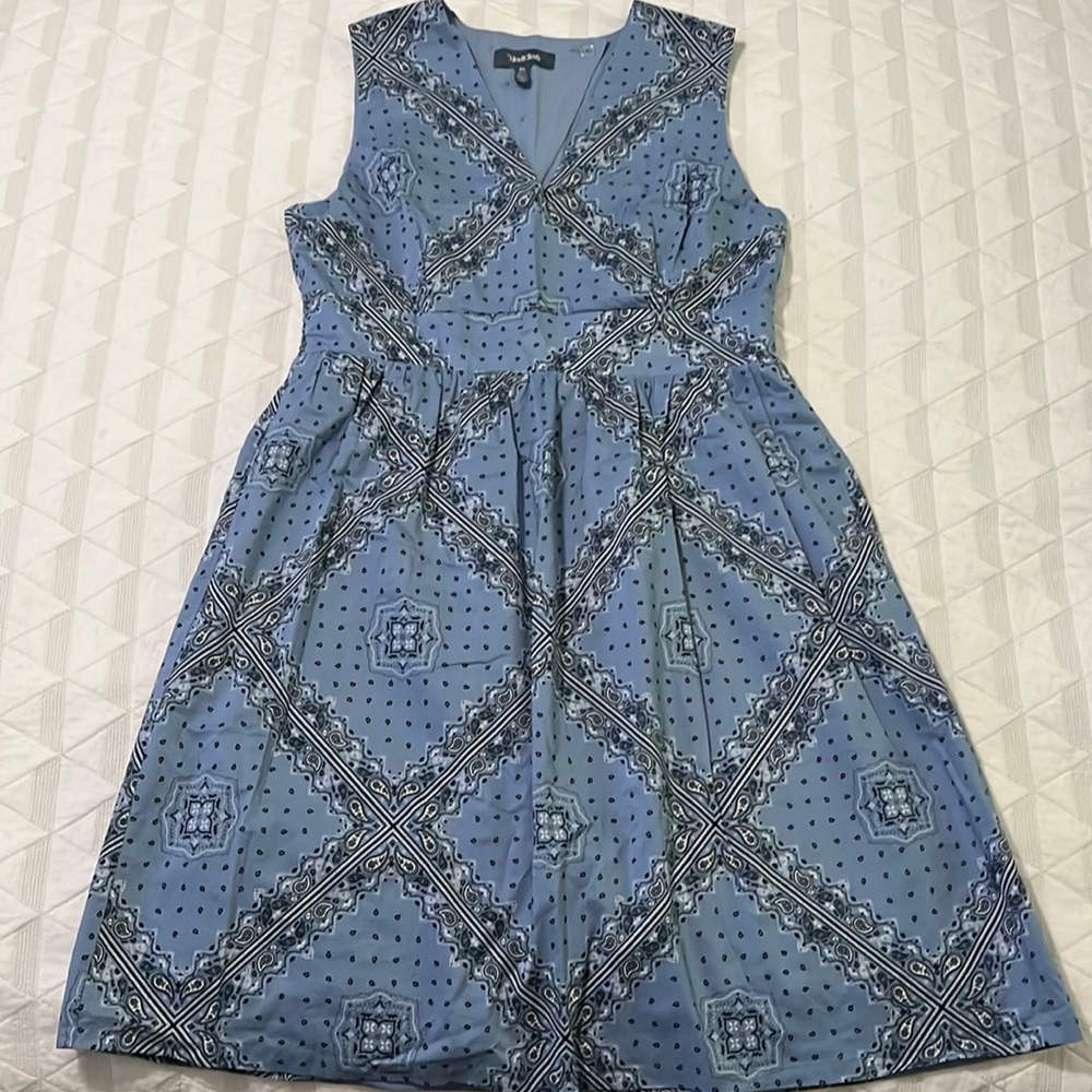 Bandana pattern a-line dress